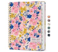 Planner 2026-2027, Academic Year Weekly and Monthly Calender Planner, from Jul 2026 - Jun 2027, Spiral Bound School Planning Book, Perfect for Teacher, Student, Women & Men, A5 (6.3" x 8.5"), Pink