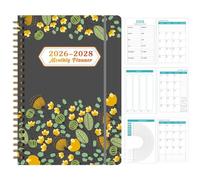Planner 2026-2028 | 36 Months Agenda,2026-2028 Spiral Bound Notebook Monthly Planning Tool for Students Mom School Work Tasks Managing