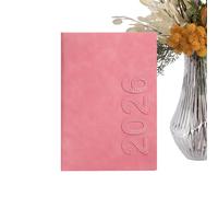 Planner 2026 - PU Leather Material | 8 Inch Daily Business Notebook, 336 G, Monthly Calendar, Agenda, Increase Productivity for Professional Work and Academic School Studies