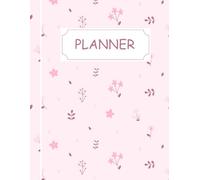PLANNER: 365 Days Pastel Pink Journal for Women, Undated Daily and Weekly Pages with Study Tracker, Movie List, Book Review and Dear Diary