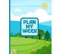 Planner 8.5" x 11" inches 80 pages front and back for your weekly plans, ideas, to do lists and more