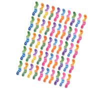 Planner Assortment, Glitter Acrylic Page Markers for Books Folders Note Pages, 50 Piece Bundle, Playful Reader Supplies, Teacher Use Worm Bookmarks Acrylic Page Markers Reading Tabs Colorful