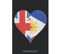 Planner: British Filipino Flag United Heart Jigsaw Puzzle Flags Of Great Britain Philippines