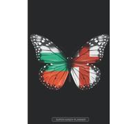 Planner: Bulgaria England Butterfly Combined Flag For Bulgarian English