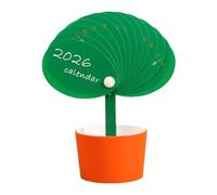 Planner Cube - 2026 Desk Calendar with Bud-Shaped Pen Holder for Office, Home, Men, Women, Colleagues, Employees, Christmas Gift New Year Present Father’s Day Gift Desk Organizer Workstation Decor