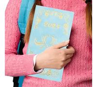 Planner - Diary | Notebook | A6 Daily Planner Plan Book 2025 Diary Writing Book, Academic Planner, Weekly And Monthly Planner With Dot Grid & Hourly Schedule For Organized Planning