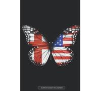 Planner: England USA Butterfly Combined Flag For English American