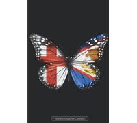 Planner: English American Samoan Flag Combined Butterfly Flags Of England American Samoa