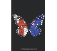Planner: English Australian Flag Combined Butterfly Flags Of England Australia