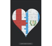 Planner: English Guatemalan Flag United Heart Jigsaw Puzzle Flags Of England Guatemala