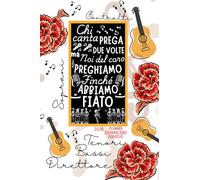 Planner giornaliero perpetuo con calendario 2026 | Coro e Musica | Formato tascabile 4x6 pollici: Chi canta prega due volte, ma noi del coro preghiamo finché abbiamo fiato