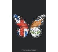 Planner: Great Britain Cyprus Butterfly Combined Flag For British Cypriot