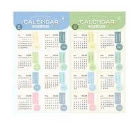 Planner Labels - Date Stickers 2026, Self-Adhesive Page Tabs, Monthly Separator Markers | Bright Visual Filing Solution, Smooth Application Supply, Paper Planning Tools for