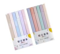 Planner Marking Pens 12 Pieces | Pastel Chisels Tip Highlighters Marker for Reading Notes, Study, Journal Order, Boxed Writing Set