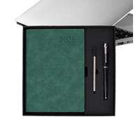 Planner Notebook - Daily Planner 2026 Appointment Calendar Work Planner | A5 Aesthetic Design Stationery Notebook with Hard Cover for Study Work Fitness Nutrition Planning