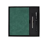 Planner Notebook - Work Notebook | 2025 Day Agenda Task Organizer | A5 Hardcover Daily Full 12-Month Notes Journal Stationery For Fitness Travel College School Business Women Teachers Men Students