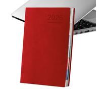 Planner Notebook - Work Planner | 2026 Schedule Dairy Book | 2026 Days Work Task Notebook | A5 Daily Agenda Full 12-Month Notes Journal Writing Time for Fitness Travel College School
