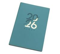 Planner Notepad - A5 (21x14.5cm) Agenda Notebook with 12-Month View, Thick 312 Pages for Students, Professionals & Personal Organisation(Blue)