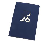 Planner Notepad - A5 (21x14.5cm) Agenda Notebook with 12-Month View, Thick 312 Pages for Students, Professionals & Personal Organisation(Dark Blue)