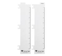 Planner Pad Spiral Bound Page Finder Combo Pack, Clear Vinyl, 2” x 10”, Fits ONLY the EXECUTIVE SIZE 8 ½” x 11” Planner Pad Organizer.