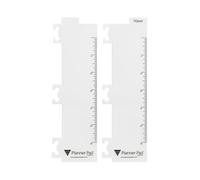 Planner Pad Spiral Bound Page Finder Combo Pack, Clear Vinyl, 2” x 8 ¼””, Fits ONLY the Seasons Style SIZE 6 ¾” x 8 ½” Planner Pad Organizer. (NOT for Use in a Personal Size Planner)