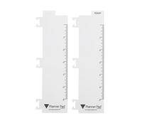 Planner Pad Spiral Bound Page Finder Combo Pack, Personal Size, Clear Vinyl, 2” x 8 ¼”