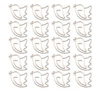 Planner Paper Clips Rose Gold Wire Outline, Rose, A