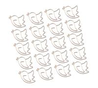 Planner Paper Clips Rose Gold Wire Outline, Rose, B