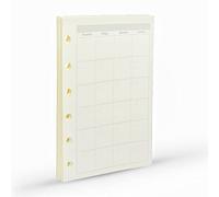 Planner Refill, Pocket Notebook, Binder Refills, A7 Refill, 4.84 x 3.23'', Harphia(Monthly Plan)