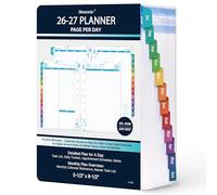 Planner Refills - 2026 Monthly & Daily Planners, 2 Pages Per Day, A5 Size, 5.51" x 8.38", 7-Hole Punched