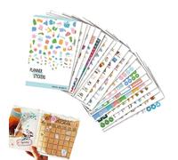 Planner Stickers Pack - 2000+ Cute Journal & Agenda Stickers for Productivity, Functional and Decorative Stickers for Calendars, Scrapbooking, Bullet Journaling, Target Tracking and Work Organisation