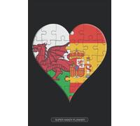 Planner: Welsh Spanish Flag United Heart Jigsaw Puzzle Flags Of Wales Spain