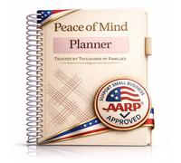 Planners with Purpose End of Life Planner, Peace of Mind When I’m Gone Book