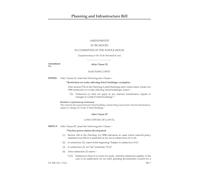 Planning and Infrastructure Bill Amendments to be moved in Committee of the Whole House [Supplementary to the Sixth Marshalled List] (House of Lords) HLB 110 VI a