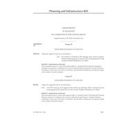 Planning and Infrastructure Bill Amendments to be moved in Committee of the Whole House [Supplementary to the Fifth Marshalled List] (House of Lords) HLB 110 V b