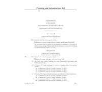 Planning and Infrastructure Bill Amendments to be moved in Committee of the Whole House [Supplementary to the Second Marshalled List] (House of Lords) HLB 110 II d