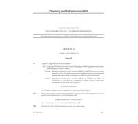 Planning and Infrastructure Bill Motion to be moved on consideration of a Commons amendment (House of Lords) HLB 153 I