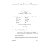 Planning and Infrastructure Bill Second Marshalled List of amendments to be moved in Committee of the Whole House (House of Lords) HLB 110 II