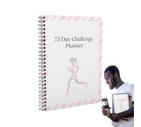 Planning Notebook - 75-Day Academic Planner,Multi-Functional Coil Binding Portable Notepad for Time Tracking Goal Setting Task Schedule Meal Workout Business Meeting Travel Project