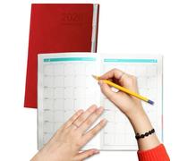 Planning Notebook - Daily Agenda 2026 Task Organizer, Hardcover Notebook for Business Studies Fitness Meal Planning