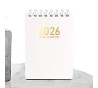 Planning Planner, 2026 Ring Notebook, A7 Size Pocket with Soft for Notes Projects Meetings Researches