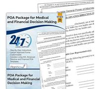 PlanNow Medical and Financial Power of Attorney Plus Pre-Alignment Forms - Easy Step-by-Step Guide Legal Forms Advance Financial & Health Care - Lawyer Approved - Live Support