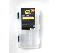 Plano 4 Pack of 3500 Prolatch Stowaway Tackle Utility Boxes, Blue, Transparent Lid with Prolatch Lock, 9.13 inches X 5 inches X 1.25 inches, Fishing Tackle Storage