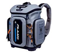 Plano Atlas 3700 Tackle Fishing Backpack, Gray EVA Material, Includes 3 3750 Stowaway Utility Boxes for Worms, Lures, & Baits, Waterproof & Non-Skid Base