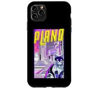 Plano Cat Retro Anime Cityscape Texas USA Vintage Funny Case for iPhone 11 Pro Max
