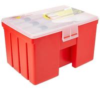 PLANO Deluxe Portable Rack System,Fishing Tackle Organizer, Portable Storage OrganizerTool box, Small parts, Removable Trays, Fishing, Beading, School or Office Supplies or Crafting Materials