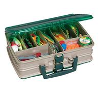 PLANO Double-Sided 20-Compartment Satchel,Double Sided Tackle Box, Fishing Equipment Storage Box, compact tackle box, satchel, perfect to store Lures, Hardbaits, Softbaits other fishing tackle