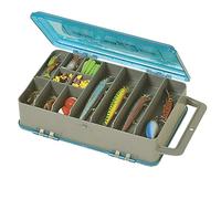 PLANO Double-Sided Tackle Organizer,Double Sided Tackle Box, Fishing Equipment Storage Box, compact tackle box, satchel, perfect to store Lures, Hardbaits, Softbaits other fishing tackle
