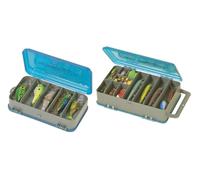 PLANO Double-Sided Tackle Organizer,Double Sided Tackle Box, Fishing Equipment Storage Box, compact tackle box, satchel, perfect to store Lures, Hardbaits, Softbaits other fishing tackle