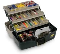 PLANO Eco-Friendly Three-Tray Tackle Box,Fishing Tackle Organizer, Portable Storage Organizer, Tool box, Small parts, Removable Trays, Fishing, Beading, School or Office Supplies or Crafting Materials